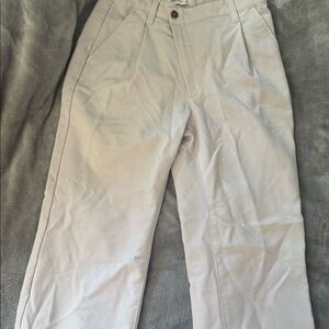 A&F Sloane Cross Waist Tailored Pant Tan Size 28S